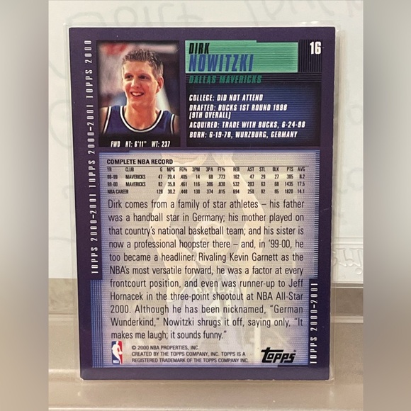 Dirk Nawenski 90's Card - Picture 3 of 3